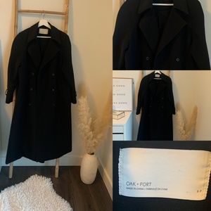 Oak and Fort Trench coat